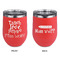 Teacher Quote Stainless Wine Tumblers - Coral - Double Sided - Approval
