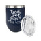 Teacher Quote Stainless Wine Tumblers - Navy - Single Sided - Alt View