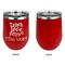 Teacher Quote Stainless Wine Tumblers - Red - Single Sided - Approval