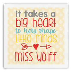 Teacher Gift Paper Dinner Napkins (Personalized)