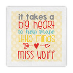 Teacher Gift Standard Decorative Napkins (Personalized)