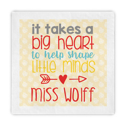 Teacher Gift Decorative Paper Napkins (Personalized)