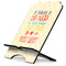 Teacher Quote Stylized Tablet Stand - Side View