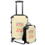 Teacher Gift Kids 2-Piece Luggage Set - Suitcase & Backpack (Personalized)