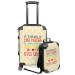 Teacher Gift Kids 2-Piece Luggage Set - Suitcase & Backpack (Personalized)