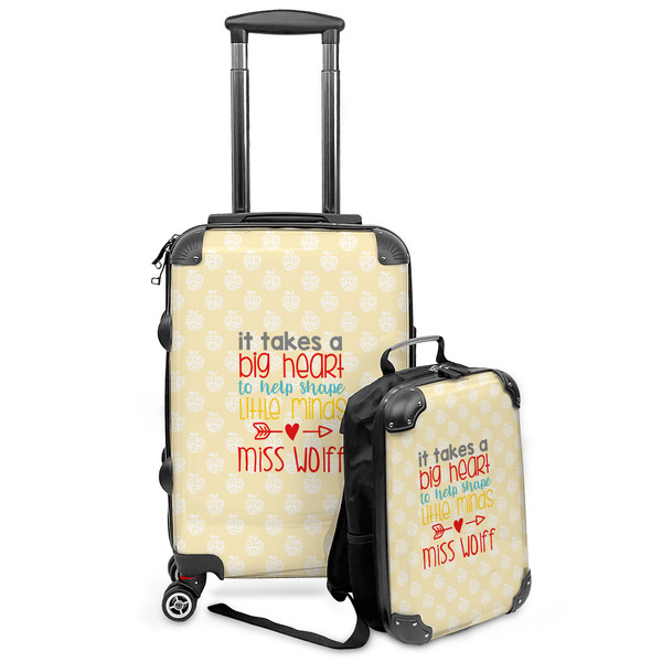 Custom Teacher Gift Kids 2-Piece Luggage Set - Suitcase & Backpack (Personalized)