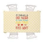 Teacher Gift Tablecloth - 58" x 102" (Personalized)