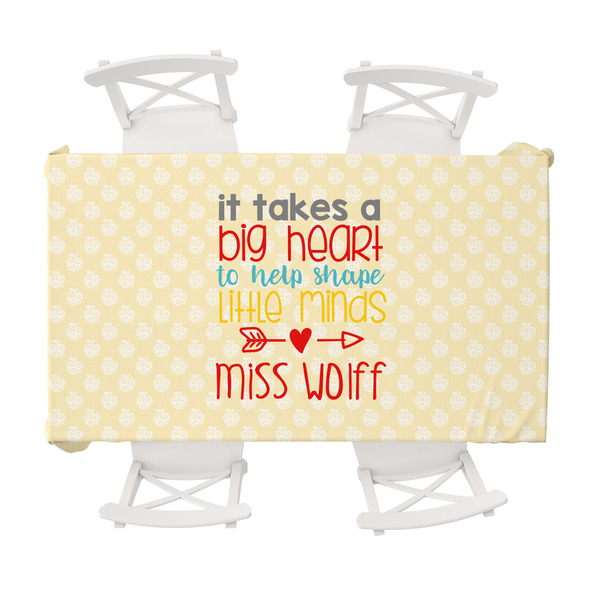 Custom Teacher Gift Tablecloth - 58" x 102" (Personalized)