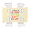 Teacher Quote Tablecloths (58"x102") - TOP VIEW (with plates)