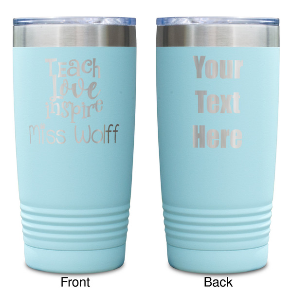 Teacher Quote Teal Polar Camel Tumbler - 20oz -Double Sided - Approval