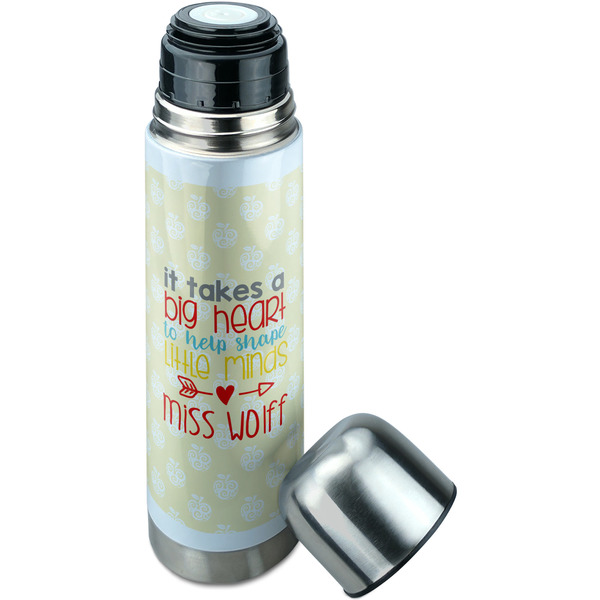 Teacher Quote Thermos - Lid Off
