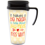 Teacher Gift Acrylic Travel Mug with Handle (Personalized)