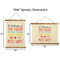 Teacher Quote Wall Hanging Tapestries - Parent/Sizing