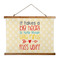 Teacher Gift Wall Hanging Tapestry - Wide (Personalized)
