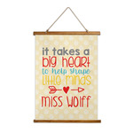 Teacher Gift Wall Hanging Tapestry - Tall (Personalized)