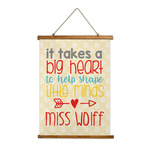 Teacher Gift Wall Hanging Tapestry - Tall (Personalized)