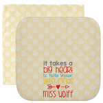 Teacher Quote Facecloth / Wash Cloth (Personalized)