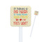 Teacher Gift Square Plastic Stir Sticks (Personalized)