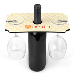 Teacher Gift Wine Bottle & Glass Holder (Personalized)