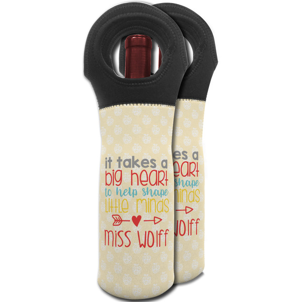 Teacher Quote Wine Tote Bag - MAIN
