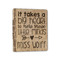Teacher Quote Wood 3-Ring Binders - 1" Half Letter - Front