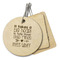 Teacher Quote Wood Luggage Tags - Parent/Main