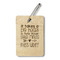 Teacher Quote Wood Luggage Tags - Rectangle - Front/Main
