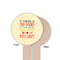 Teacher Quote Wooden 6" Food Pick - Round - Single Sided - Front & Back