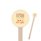 Teacher Gift 7.5" Round Wooden Stir Sticks - Double-Sided (Personalized)