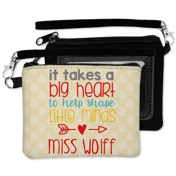 Teacher Quote Wristlet ID Cases - MAIN