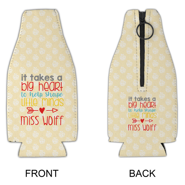 Teacher Quote Zipper Bottle Cooler - APPROVAL