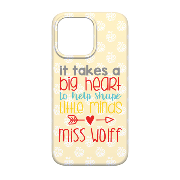 Teacher Quote iPhone 13 Case - Back