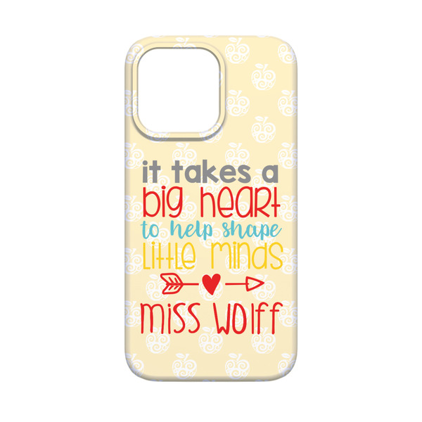 Teacher Quote iPhone 13 Mini Case - Back
