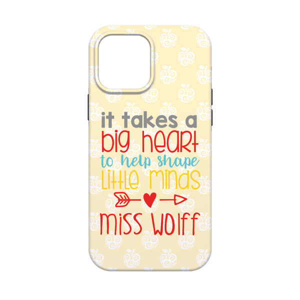 Teacher Quote iPhone 13 Mini Tough Case - Back