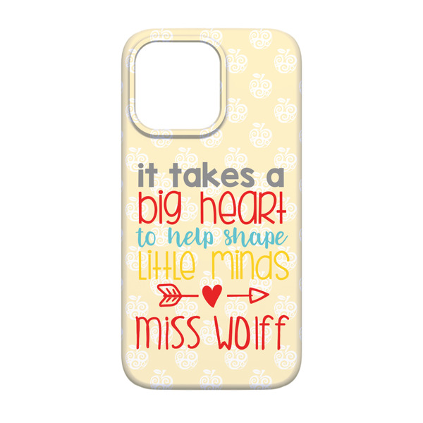 Teacher Quote iPhone 13 Pro Case - Back