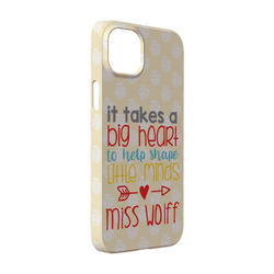 Teacher Gift iPhone Case - Plastic - iPhone 14 Pro (Personalized)
