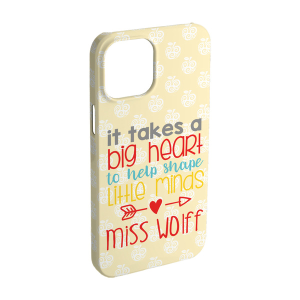 Custom Teacher Gift iPhone Case - Plastic - iPhone 15 (Personalized)