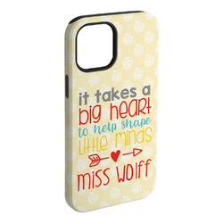 Teacher Gift iPhone Case - Rubber Lined (Personalized)