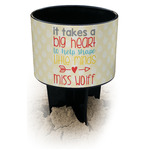 Teacher Gift Black Beach Spiker Drink Holder (Personalized)