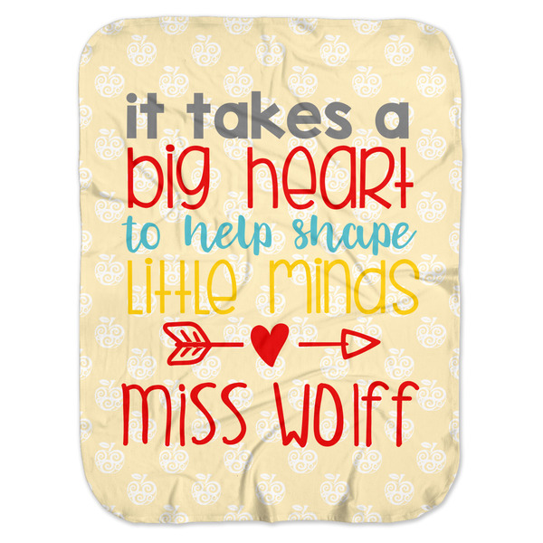 Custom Teacher Gift Baby Swaddling Blanket (Personalized)