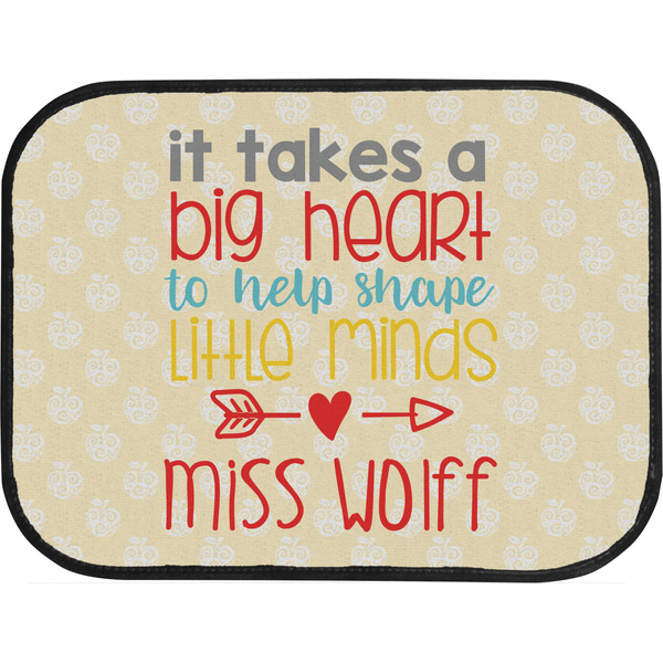 Teacher Quotes and Sayings Back Seat Car Mat