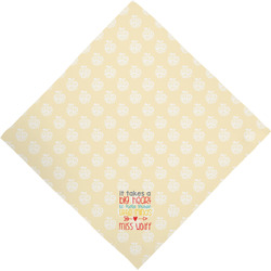 Teacher Gift Dog Bandana Scarf (Personalized)