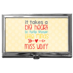 Teacher Gift Business Card Case (Personalized)