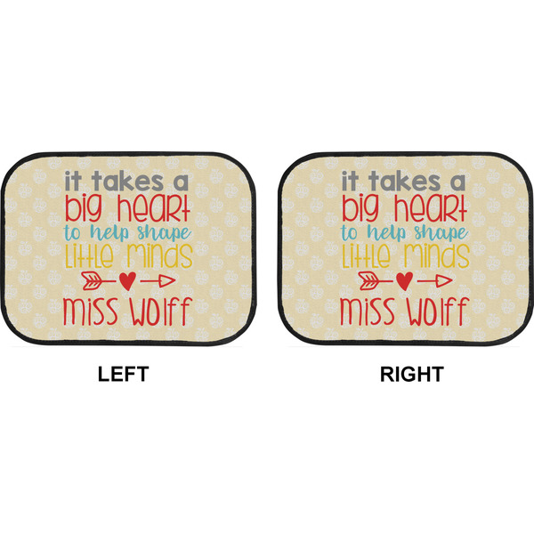 Teacher Quotes and Sayings Car Floor Mats (Back Seat) (Approval)