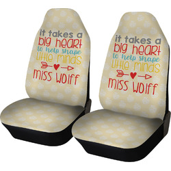 Teacher Quote Car Seat Covers (Set of Two) (Personalized)
