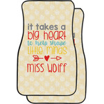 Teacher Gift Car Floor Mats - Front Seat (Personalized)