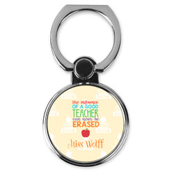 Teacher Gift Cell Phone Ring Stand & Holder (Personalized)