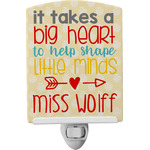 Teacher Gift Ceramic Night Light (Personalized)