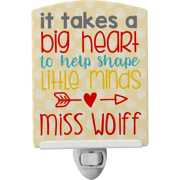 Custom Teacher Gift Ceramic Night Light (Personalized)