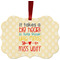 Teacher Quotes and Sayings Christmas Ornament (Front View)